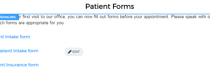 patient forms 